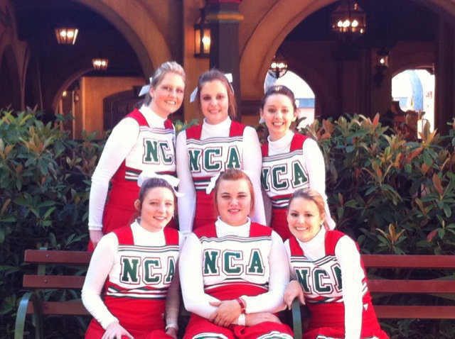 Image: Outside of Universal Studios — The girls got to visit Universal Studios.