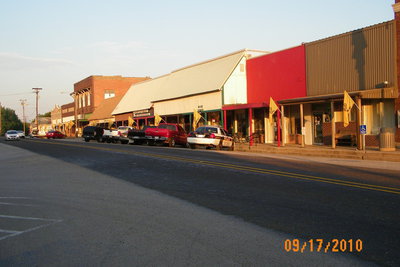 Image: Over 30 flags — The Gladiator Athletic Booster Organization’s flag project is one that has been very well received by our downtown merchants.