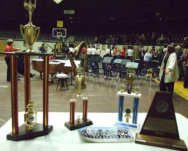 Image: Gladiator Regiment Band — The table of honors was set up for everyone to see.