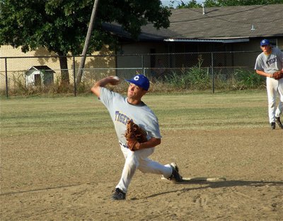 Image: Tiger’s attack — Pitcher Blake Whisenant gets the win over Teague.