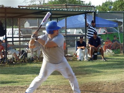 Image: Wild West — The usually vocal Joe West let his results do the talking for him against Teague. West walked five times and scored five times to help his Corsican Tigers-Blue team win 15-5.
