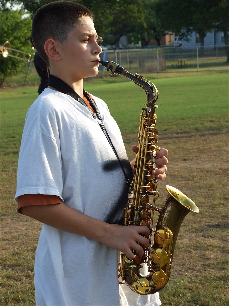 Image: Tristin Oldfield — Oldfield plays the GRBs new halftime song, “Green Onions.”