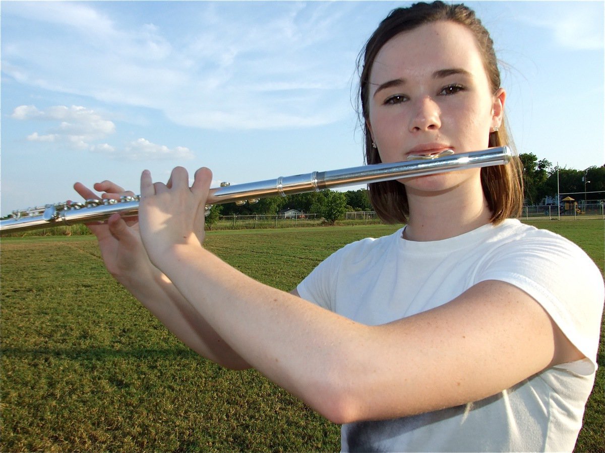 Image: Meagan Hooker — Meagan Hooker is like an angel playing the flute.