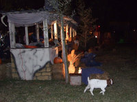Image: The Marketplace — The Marketplace in Bethlehem is very busy. Peddlers selling their wares to customers as they pass by.