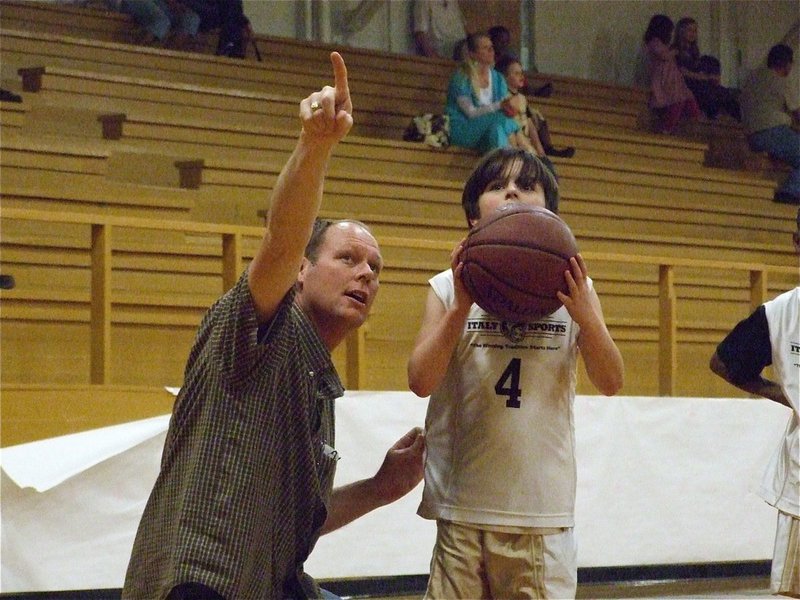 Image: Italy 20 Coach Scott Rodgers points the way for Mikey South(4) — Congratulations to Italy 20 coaches Scott Rodgers and Aaron Itson who wrapped up their season on Tuesday with a 30-15 win over Hillsboro Red.