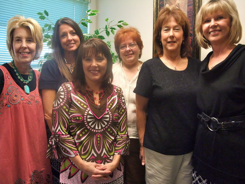 Image: Teachers Heart Award Nominees — Jan Shepard, April Mathers,Peri Patterson,Charlotte Morgan, Jeanette Janek and Sharan Farmer(not pictured) all were nominees for the Teachers Heart award.