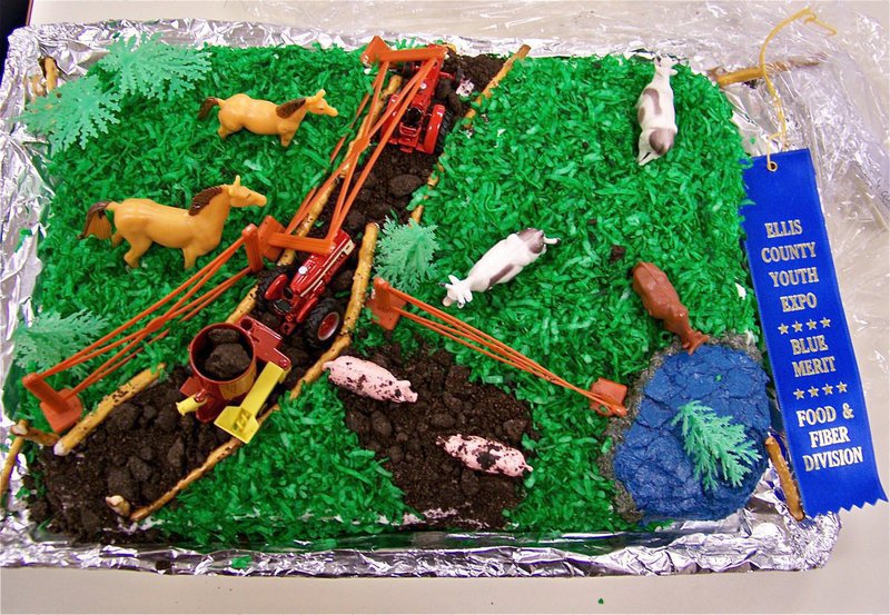 Image: Country cake — Down on the farm with Susana Rodriguez and her decorative farm life cake.