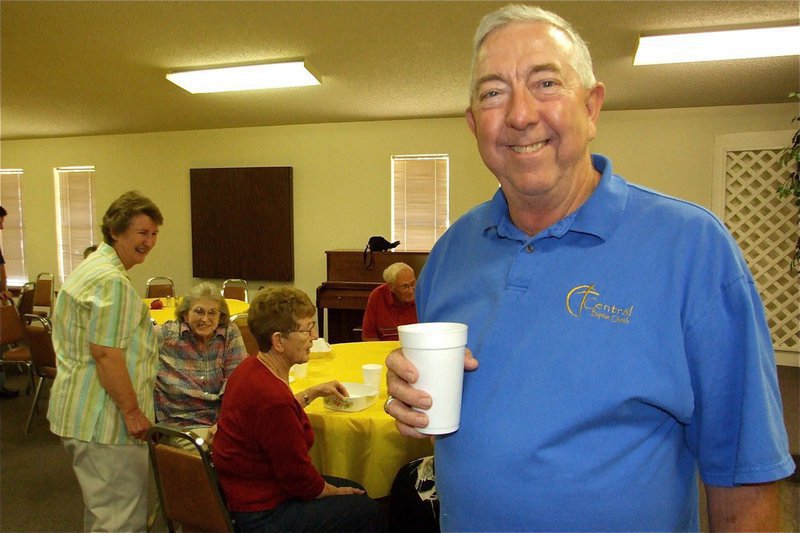Image: Now it’s an event! — What would the Prime Timers Luncheon be without Mr. Sandy Westbrook.