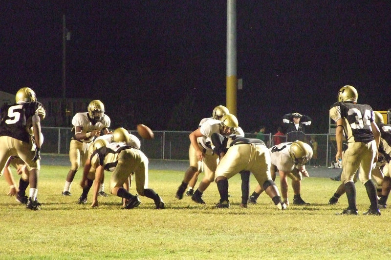 Image: Hike! — Gladiators hike the ball.