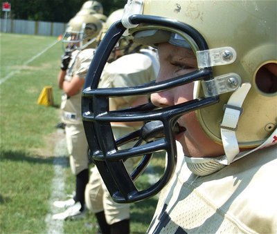 Image: Nathan studies — Nathan Gomez studies Ferris’s offensive strategy.