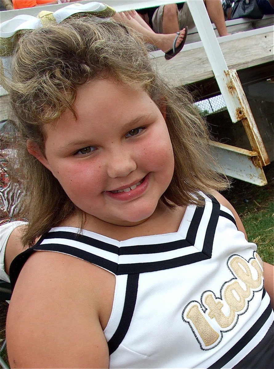 Image: Virginia Stephens — Virginia is an official pom-pom carrying member of the IYAA Cheerleading squad.