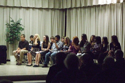 Image: New inductees — There are 17 new members of the Italy National Junior Honor Society.