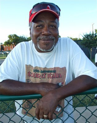 Image: Green loves the Gold — Gladiator fan Erwin Green enjoys watching Italy’s players play, particularly his grandson Eric Carson who is a freshman on the JV squad.