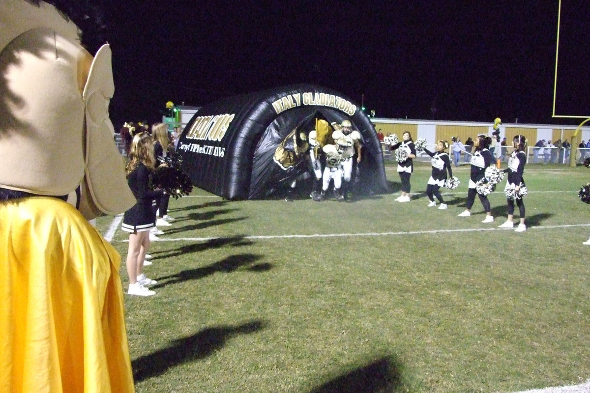 Image: The Tunnel — The tunnel was donated by Keith Davis for The Gladiators.