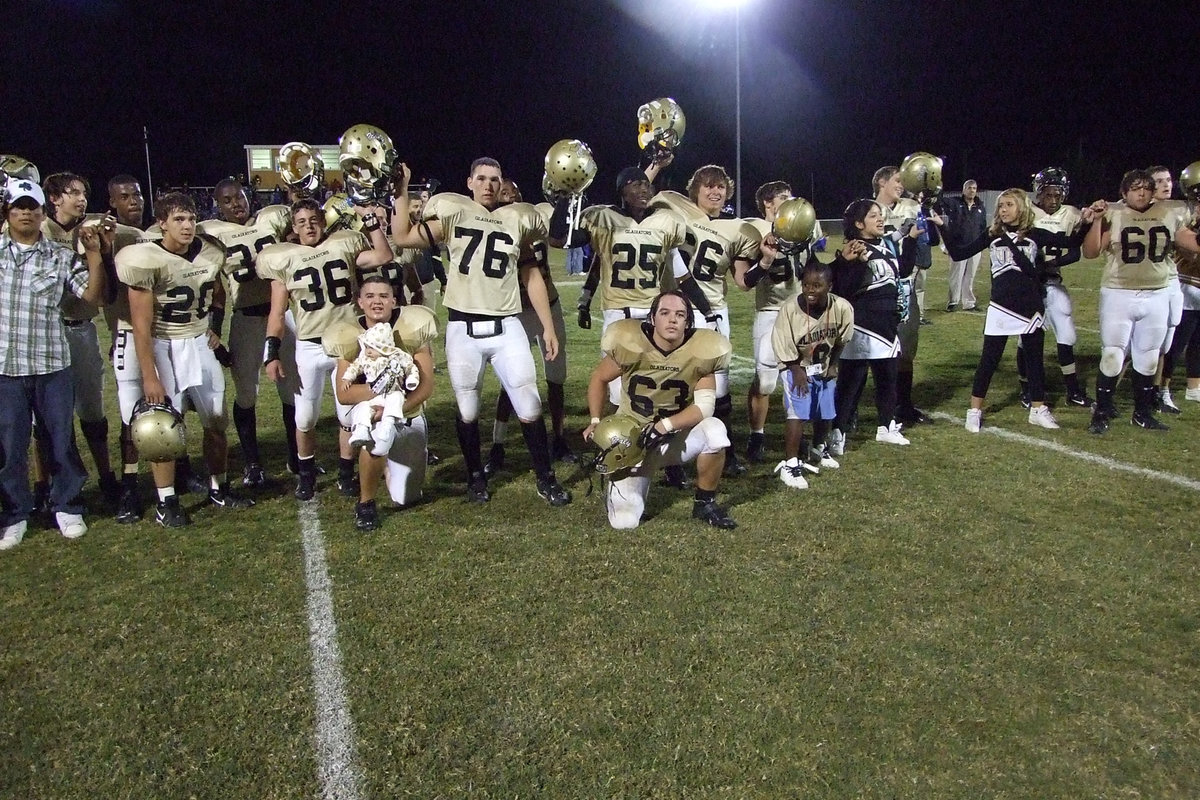 Image: The school song — The Gladiators cap this one off with their school song.