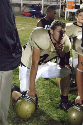 Image: Kyle Wilkins — #44 Kyle Wilkins played hard against Wortham.