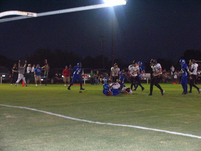 Image: In the end zone