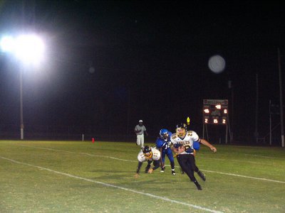 Image: Running up the left