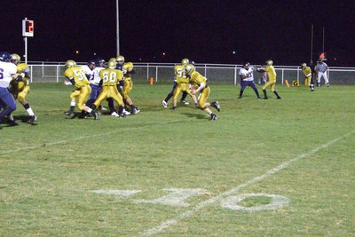 Image: Gladiator offense — The Gladiator offense playing strong Thursday night.