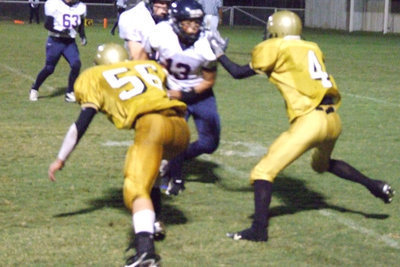 Image: Ashcraft and Holden — Two Gladiators doubleteam Red Oak Life Charter.