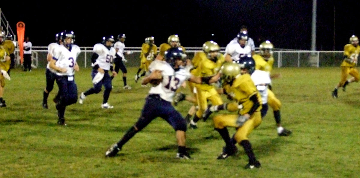 Image: Gladiator defense — The Gladiators stopping Life Charter’s progress.