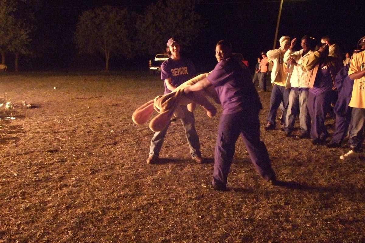 Image: Michaels and Wallace — A Wortham Bulldog to throw into the blaze.  1…2…3…