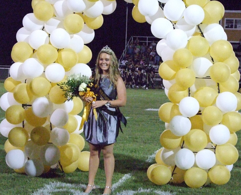 Image: Queen Shelbi — Shelbi Gilley, senior at IHS, received the honor of being Homecoming Queen for 2010-2011 school year. She was crowned by 2009 Queen, Drew Windham.