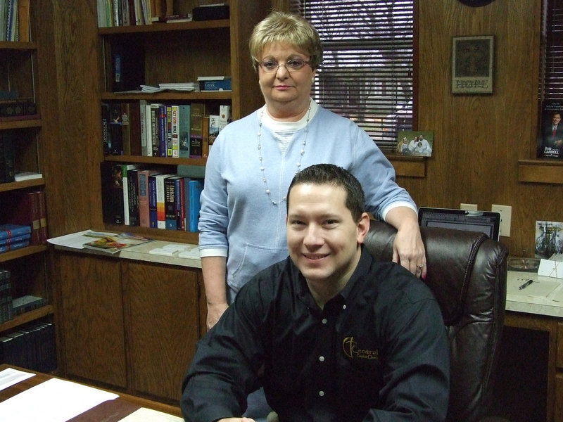 Image: Waiting for the Health Kits — Pastor Todd Gray and Marcia Recktonwald, secretary of Central Baptist Church and Italy Ministerial Alliance, are just waiting to assemble the Health Kits headed to Haiti. Kits will be delivered by Rev. Tim Thomas from First United Methodist Church to the UMCOR truck next week. This is a community-wide effort and everyone is invited to help.