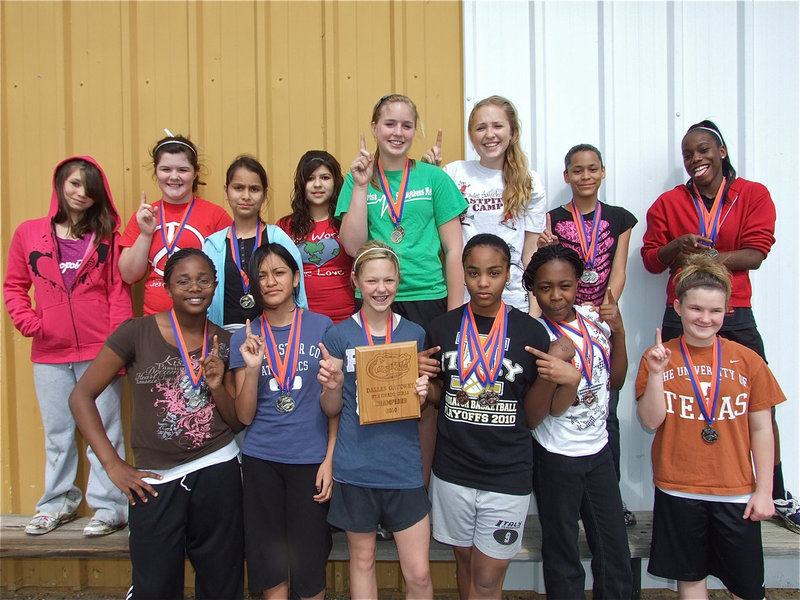 Image: 7th Grade Girls — Desi Brooks, Bailey DeBorde, Ana Luna, Juanita Lopez, Madison Washington, Jaclynn Lewis, Alex Minton, Kortnei Johnson, Kierra Wilson, Lupita Rincon, Bailey Eubank, Tylar Wilson, K’Breona Davis and Tara Wallis. Not pictured: Makenzie Davis-Goodwin and Kelsey Nelson.