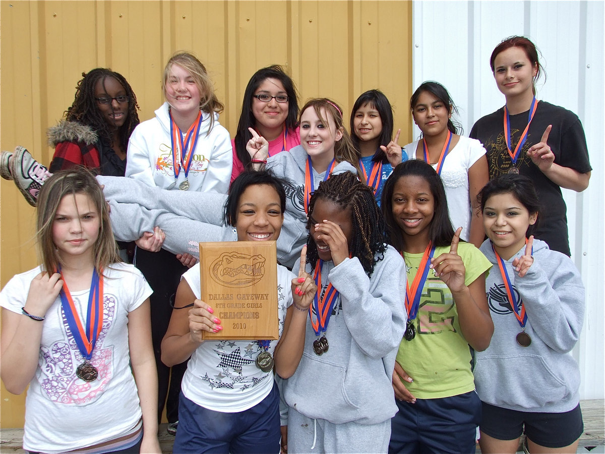 Image: 8th Grade Girls — Top row Ja’lishia Holbert, Taylor Turner, Monserrat Figueroa, Jessica Garcia, Monica Estrada and Jasmine Salcido. In the middle: Halee Love Bottom row: Corl McCarthy, Ryisha Copeland, Kendra Copeland, Bernice Hailey and Astrid Perez. Not pictured: Paige Westbrook.