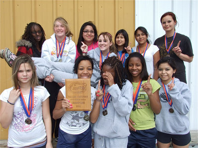 Image: 8th Grade Girls — Top row Ja’lishia Holbert, Taylor Turner, Monserrat Figueroa, Jessica Garcia, Monica Estrada and Jasmine Salcido. In the middle: Halee Love Bottom row: Corl McCarthy, Ryisha Copeland, Kendra Copeland, Bernice Hailey and Astrid Perez. Not pictured: Paige Westbrook.