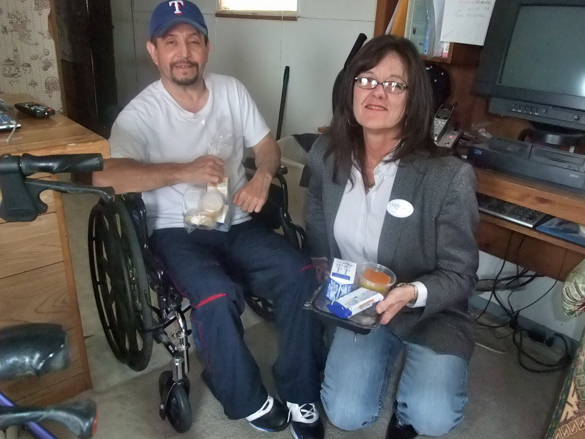 Image: A Meal &amp; A Smile — Teri Murdock was very pleased to be a part of delivering meals.