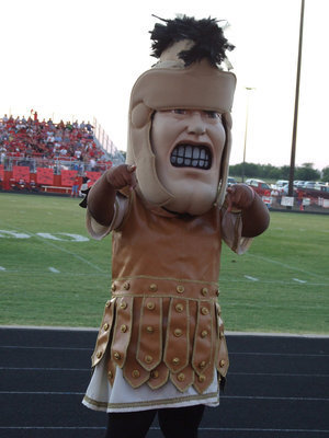 Image: Gladiator mascot rules — Gladiator mascot Sa’Kendra Norwood helps keep that spirit up on the sidelines.