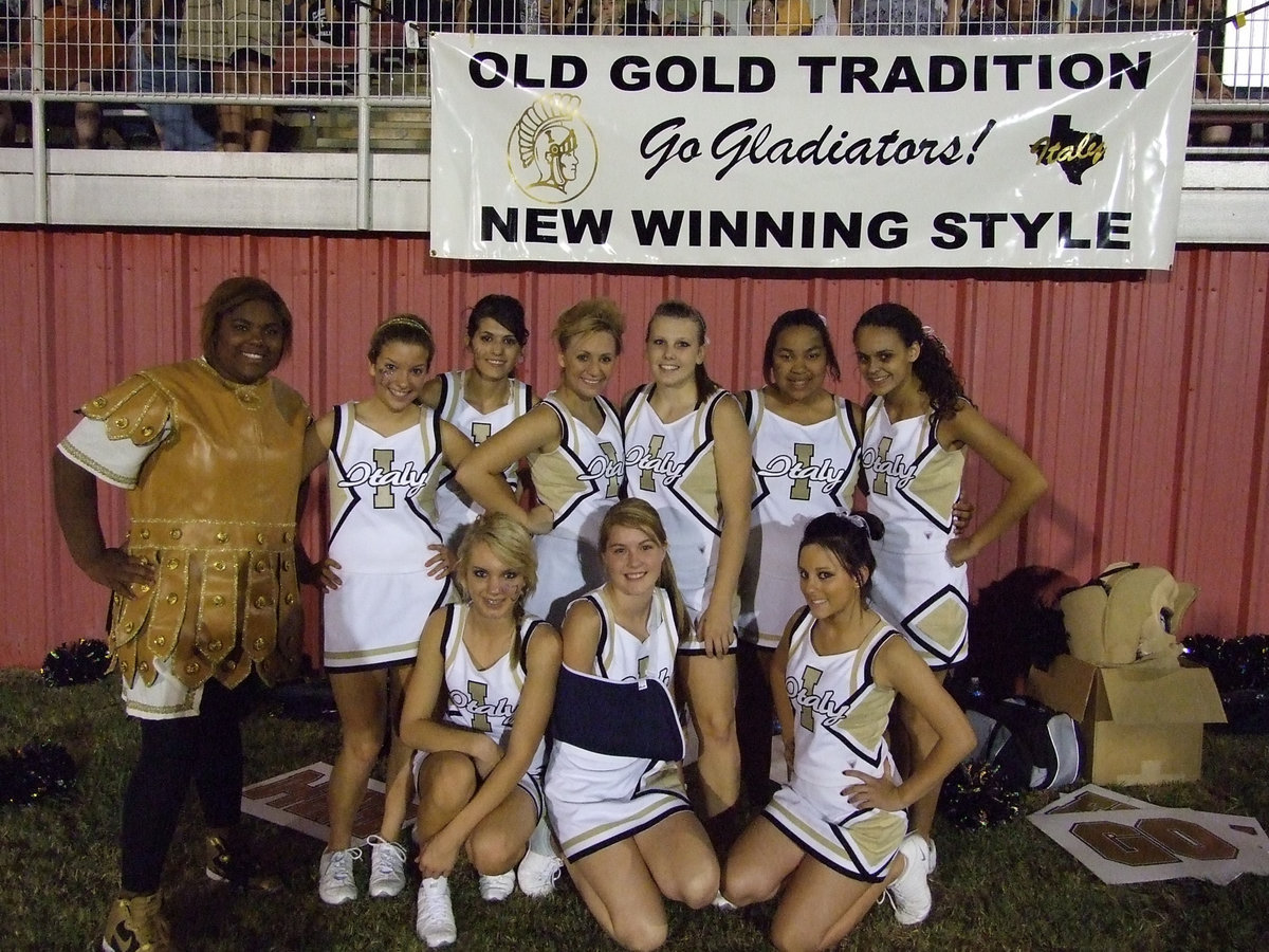 Image: IHS Cheerleaders — The 2010-11 IHS Cheerleaders are (L-R) Back row: Sa’Kendra Norwood, Morgan Cockerham, Beverly Barnhart, Mary Tate, Cassi Jeffords, Destani Anderson and Anna Viers
(L-R) Front row: Sierra Harris, Taylor Turner and Haylee Love. Not pictured: Meagan Hooker and Kaitlin Rossa