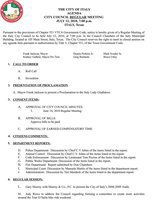 Image: Agenda – page 1