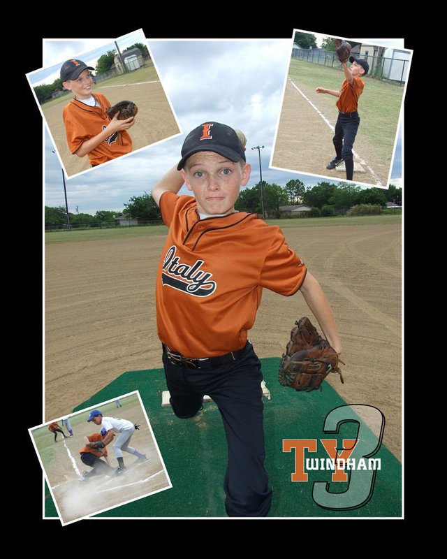 Image: Line of fire — What opposing batters see when Ty Windham delivers a strike.