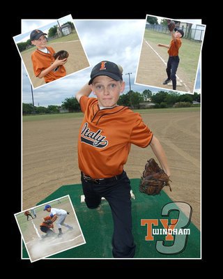 Image: Line of fire — What opposing batters see when Ty Windham delivers a strike.