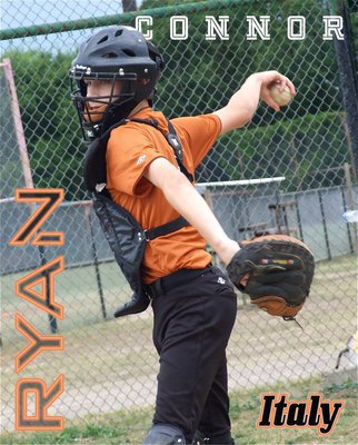 Image: Connor catches — Catcher Ryan Connor had a solid tournament including tagging two Whitney runners out before they could make it to the plate in the rematch.