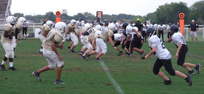 Image: Rough and tough — Italy’s 8th Grade team showed moxy with only 11 players in the lineup.