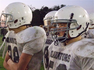 Image: The time ticks away — A disappointed but determined group of Gladiators.