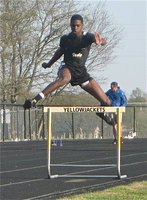 Image: Devonta Simmons — Devonta hurdles an obstacle.