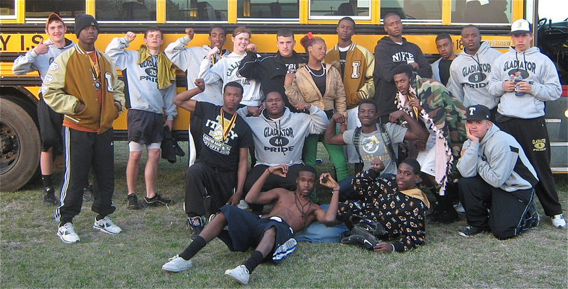 Image: We did it! — Italy’s Track team muscles their way to 3rd Place finish out of 26 teams at the Meridian meet.