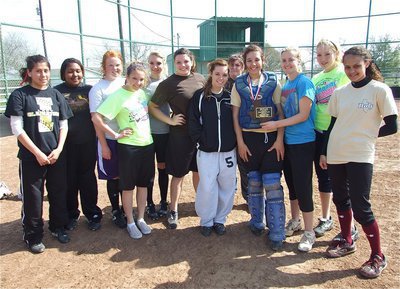 Image: 3rd place winners! — Members of the Lady Gladiator Softball Team, that competed in the Spring Break Classic in Farmers Branch, Texas are: Alma Suaste, Khadijah Davis, Katie Byers, Morgan Cockerham, Sierra Harris, Cori Jeffords, Drew Windham, Meredith Brummett, Alyssa Richards, Courtney Westbrook, Megan Richards and Anna Viers.