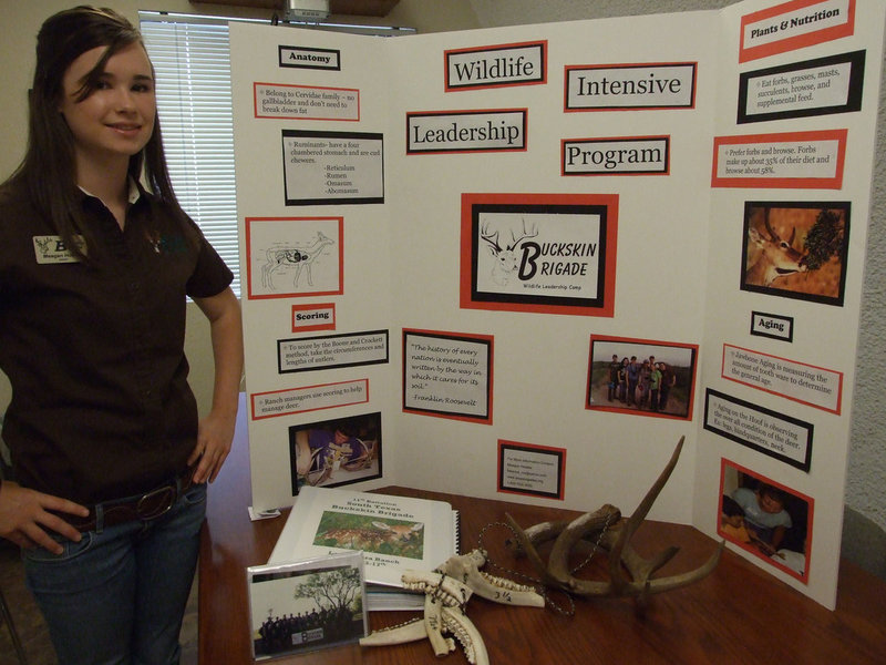 Image: Meagan’s treasures — Local freshman, Meagan Hooker, traveled to Carrizo Springs, Texas this summer and learned about biology, ecology and general conservation. She is wanting to share this information with all of her fellow students at IHS.
