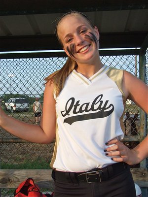 Image: Madison smiles — With her black eye paint and black painted nails, Madison Washington flashes her pearly whites.