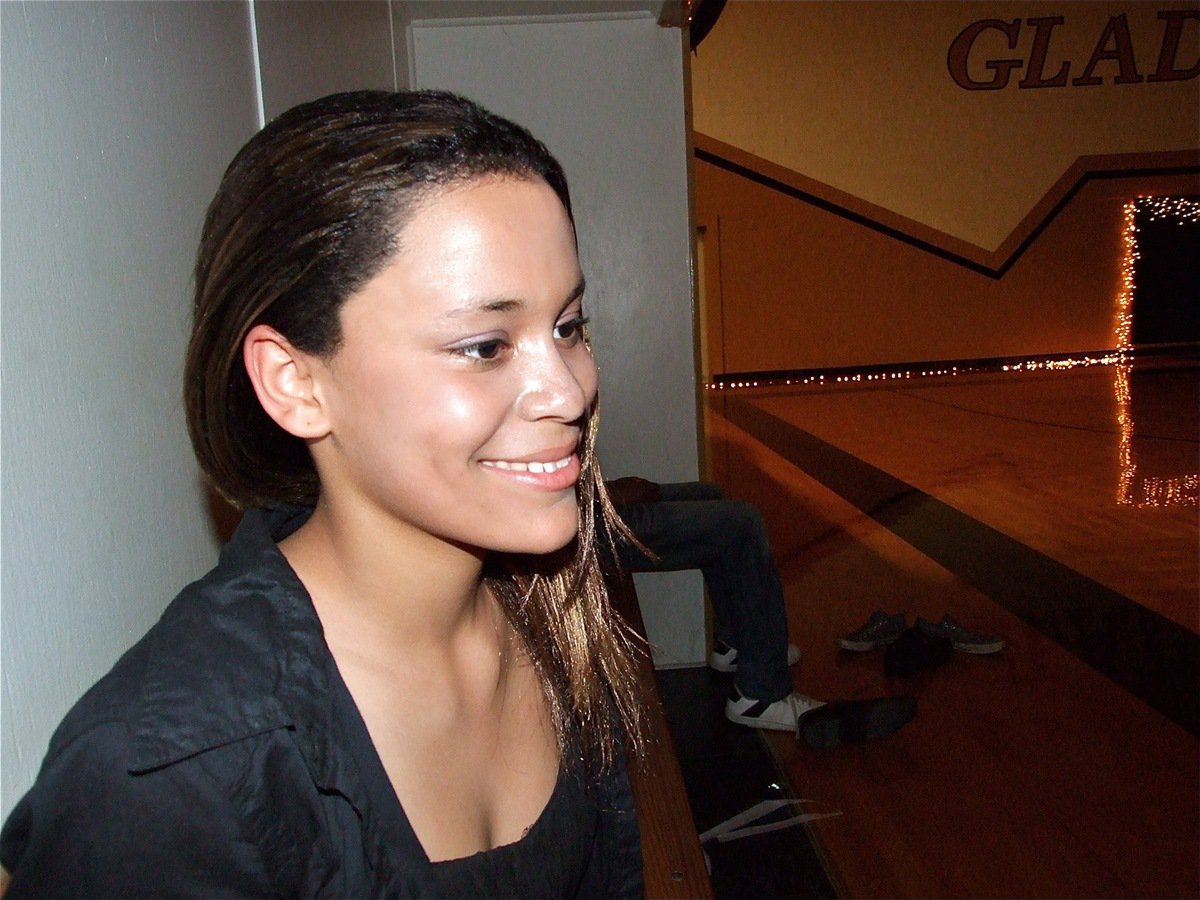 Image: Ready to rock — Alex Minton is about to get her groove on during the Spring Dance hosted by the Gladiator Regiment Band.