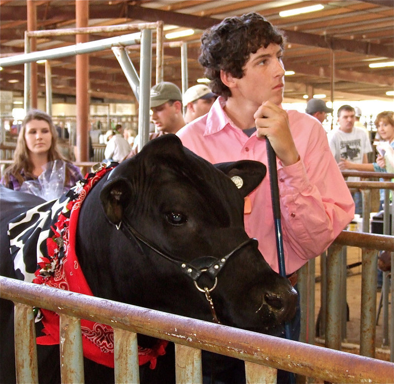 Image: Russell Helms — Russell Helms looks forward to making an impression in during the sale.