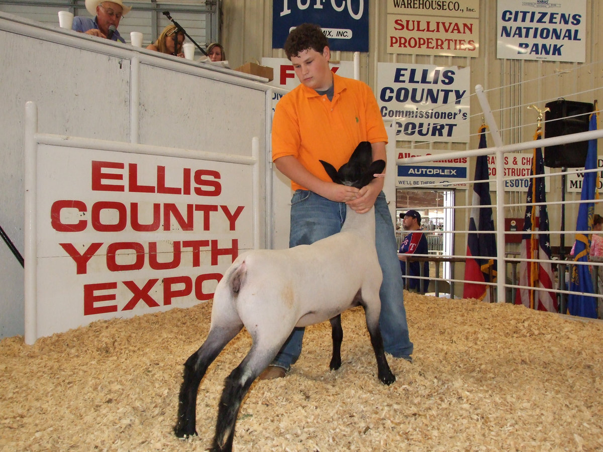 Image: John Byers — John Byers puts the finishing touches on a successful outing at the Expo.