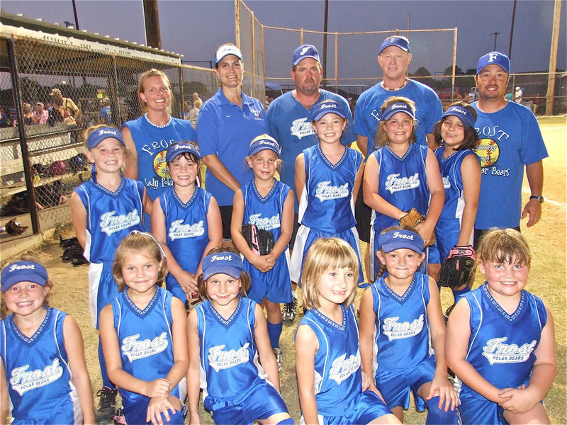 Image: Frost advances to State — The Frost Lady Polar Bears defeated Milford to qualify for the State Tournament in two weeks in Lindale, Texas.