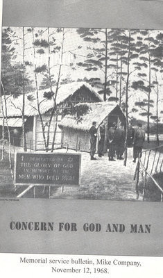 Image: Memorial service bulletin